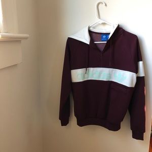 Adidas half zip pullover